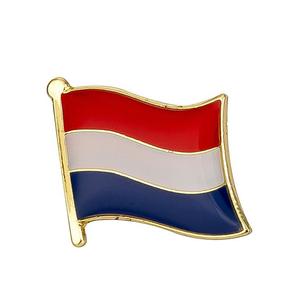 Personalizado Canadá Alemania Países Bajos Italia Austria Portugal Metal solapa duro suave esmalte broche país bandera Pin - Product Image 2