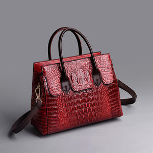 Sac à main en PU gaufré façon croco pour femme, style mode 2026 |   Sac à bandoulière vintage à motif <span class=keywords><strong>crocodile</strong></span> - Product Image 5