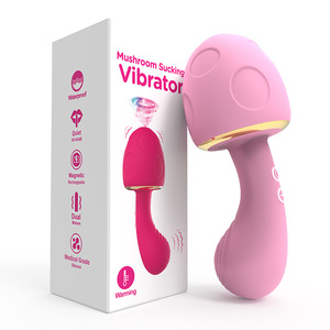 Vibrador AV con Calefacción de Cuerpo Completo, Recargable por USB, de Silicona con Forma de Hongo, Juguete Sexual para Adultos - Product Image 4