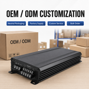 Amplificateur de voiture 4 canaux classe AB 1000W max, amplificateur audio stéréo pour système de haut-parleurs de voiture, service OEM ODM personnalisé E1004 - Product Image 6