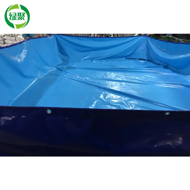 地上プール用の耐紫外線性ブルーPVCスイミングプールプラスチックビニールライナー