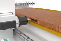 Máquina de Corte CNC con Software CAM, Control Syntec, Motor Automático para Gabinetes Invisibles Lamello