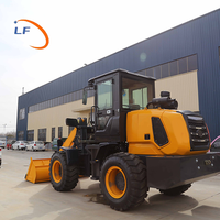 Mini Wheel Loader Excavator Baru dengan Penggerak 4x4 Kapasitas Angkut 1 Ton Dilengkapi Bucket Attachment - Penjualan Mini Backhoe Loader Terbaik dari Tiongkok