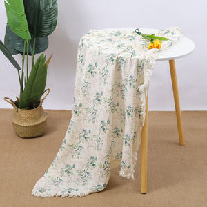 Manta <span class=keywords><strong>de</strong></span> Muselina Orgánica Oeko-Tex Personalizada <span class=keywords><strong>de</strong></span> Alta Calidad para Bebés Musulmanes, con Borde <span class=keywords><strong>de</strong></span> Encaje - Product Image 3