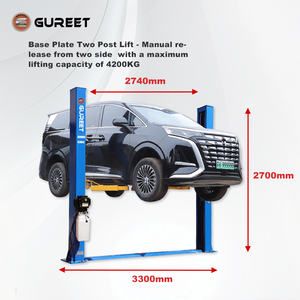 HuaTong obral peralatan angkat mobil garasi, pengiriman cepat 1.8m 4200kg 2 Post <span class=keywords><strong>Hoist</strong></span> mobil - Product Image 2