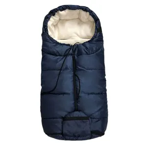 舒适羊毛婴儿车脚套冬季户外旅游防水婴儿睡袋