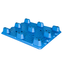 Paleta de Plástico Industrial para Almacén, de 4 Vías, con Entrada de Horquilla, Múltiples Especificaciones, para Carga Pesada