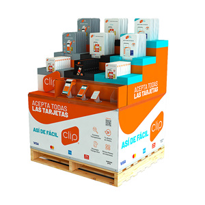 1/2 3 mặt nhai kẹo cao su có thể gập lại tùy chỉnh thân thiện với môi tông Pallet hiển thị với freestanding dễ dàng lắp ráp - Product Image 5