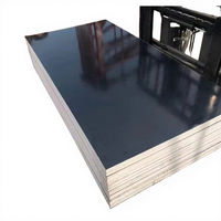 Precio de Fábrica al por Mayor, Tablero Fenólico para Encofrado de Construcción de 1220x2440mm y 18mm, Contrachapado Marino con Revestimiento de Película Negra