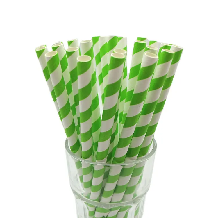 OEM Manufacturer disposable drink paper straws biodegradable multi-color paper straw straight straw