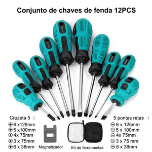 Cross <b>Screwdriver</b> 250 Mm Phillips <b>Bit</b> Industrial Grade Anti-Slip Handle Standard <b>Screwdriver</b> Tool - Product Image 2