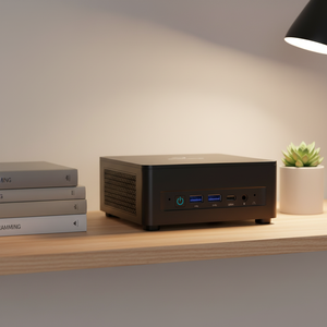 มินิพีซี Chipboard Minisforum Um890 Pro Mini PC 5 7640HS (6 คอร์ 12 เธรด) Radeon 760M SSD 32GB DDR5 สำหรับธุรกิจและสำนักงาน รุ่น MINI-125 Indu - Product Image 4
