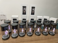 Écran transparent de 5 pouces, cylindre holographique 3D, tube holographique, écran publicitaire portable