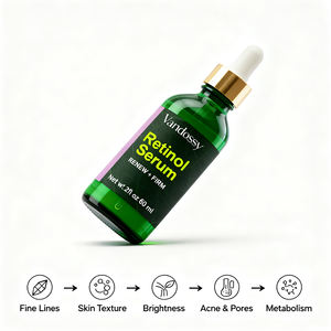 Suero de retinol para la piel, suavizante para manchas oscuras y de edad, líneas finas, sueros faciales con ácido hialurónico para una piel suave y suave - Product Image 5