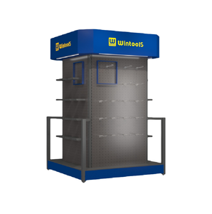 Cửa hàng Trung khoan điện đào hầm cờ lê mô-men xoắn tác động ổ cắm làm vườn chung công cụ mài mòn và phụ kiện hiển thị đứng - Product Image 6