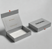 Boîtes cadeaux magnétiques en papier artisanal biodégradable écologiques de luxe avec options personnalisables pour l'emballage de bijoux et de montres
