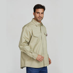 Venta al por mayor 100% algodón Nfpa 2112 FR soldadura resistente al fuego funciona camisa para la venta - Product Image 2