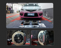 Kit de Frenos Delanteros Rotora RS555 de Alta Calidad y Durabilidad, Serie Deportiva de 4 Pistones para Nissan 350Z 370Z Z33 Z44, Frenos para Autos Deportivos Japoneses