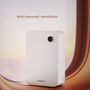 Ventilateur de ventilation sans conduit intelligent à économie d'énergie HVAC 200 CMH, à flux unique, mural, pour maison, hôpital, école - Product Image 2