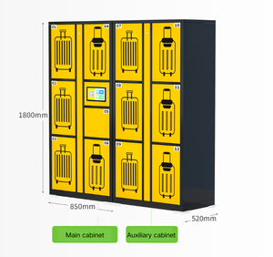 Centre commercial écologique Code de numérisation de <span class=keywords><strong>téléphone</strong></span> portable Système de mise en réseau temporaire Casiers à bagages de stockage intelligents en libre-service - Product Image 6