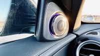Pour Mercedes Benz Haut-parleur rotatif 3D à son aigu C-Class GLCS C260 Accessoire de haut-parleur d'ambiance intérieur automobile