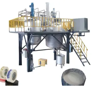 Línea de producción de pegamento adhesivo sensible a la presión de acrílico a base de agua, reactor/máquina de fabricación
