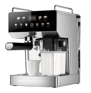 <span class=keywords><strong>Cafetera</strong></span> Espresso automática de doble caldera, nueva máquina de vapor portátil <span class=keywords><strong>italiana</strong></span> Digital inteligente, tanque de leche para el hogar, <span class=keywords><strong>cafetera</strong></span> Expresso - Product Image 1