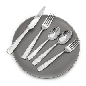 Tùy Chỉnh Bạc Đồng Búa Flatware Tùy Chỉnh Đen Dao Kéo