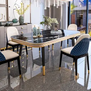 Factory Wholesale Dining Table Set Modern Simple Dinning Table Best Seller Marble Home Dining Furniture Dinner Table