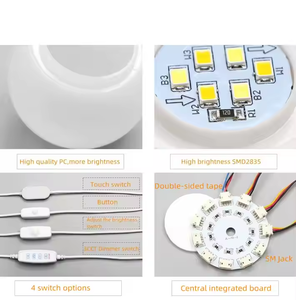 Hiện đại 15-dimmable bóng đèn thắp sáng trang điểm Vanity gương/tủ với 15 Dimmable bóng đèn IP44 đánh giá - Product Image 3