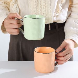 High Quality Custom Creative Light Luxury Breakfast Cup Household Gradient <b>Ceramic</b> Coffee <b>Mugs</b> - Product Image 2