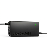 Chargeur de trottinette électrique 48V 42V(36V) 54.6V(48V) 58.8V(48V) 54.75V(48V) 2A 3A 4A 5A 6A 8A Chargeur de batterie Li-ion pour véhicule et vélo électrique