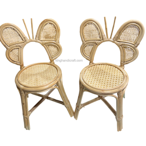 Silla Infantil de Ratán Hecha a Mano, Decoración para Fiestas de Cumpleaños, Asiento Ligero de Mimbre para Niños - Product Image 4