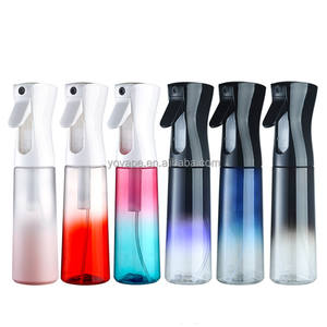 Bouteille de pulvérisation de pompe à brouillard d'eau continue vide colorée pour le nettoyage des plantes cheveux 300ml 500ml 10 Oz pulvérisateur bouteilles en plastique PET - Product Image 1