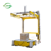 Machine d'emballage pré-étiré de film de couverture supérieure en ligne contrôlée par PLC électrique pour le moteur de noyau d'emballage de produits de boisson alimentaire