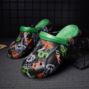 Outdoor Beach Shoes <b>Closed</b> <b>Toe</b> Buckle Sandals Thick Soled Breathable Men Summer Wear EVA Outsole 4Cm <b>Heel</b> Height - Product Image 3