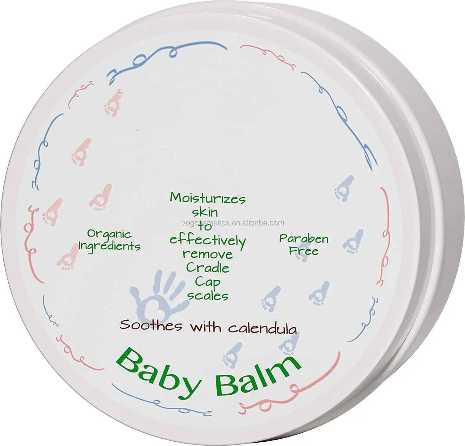 Etiqueta Privada bebé bálsamo tratamiento cuero cabelludo seco con miel de Manuka bebé Eczema de picor y crema