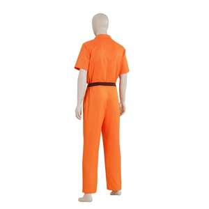 Costume da Prigioniero <span class=keywords><strong>Robin</strong></span> Hood per Adulti, Arancione, per Halloween e Pasqua, in Poliestere Ecologico, per Spettacoli e Feste - Product Image 5