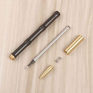 High Quality Luxury Heavy Gift Bamboo Shape <b>Pen</b> Ballpoint <b>Pen</b> Custom Promotion logo Bamboo Roller Ball <b>Pen</b> for Business Writing - Product Image 3