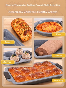 Teglia <span class=keywords><strong>da</strong></span> <span class=keywords><strong>Forno</strong></span> in Acciaio al Carbonio Sugar Village per Torte, Pizza, Pane, Muffin, Cupcake, Mooncake - Utensile <span class=keywords><strong>da</strong></span> <span class=keywords><strong>Forno</strong></span> Sicuro per Uso Domestico - Product Image 3