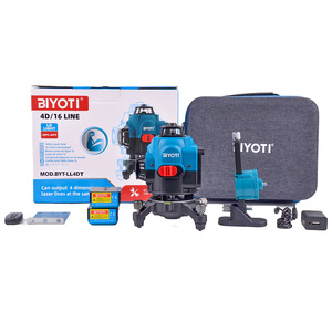 Nivel Láser Rotatorio Verde de Alta Precisión BIYOTI, Grado Industrial, 4D, 3 Puntos, con Autonivelación Electrónica - Product Image 1