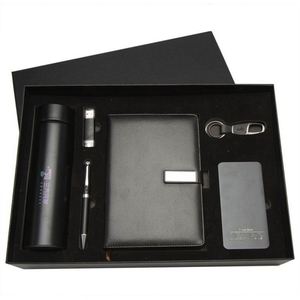 Custom Holiday Corporate Vacuum Flask <b>Notebook</b> <b>Set</b> Metal Pen Usb Card Holder Keychain Promotional Business Gift <b>Set</b> - Product Image 1