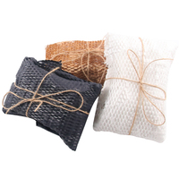 Papier de coussin en nid d'abeille Kraft de couleur personnalisée, emballage cadeau papier de coussin d'emballage Kraft