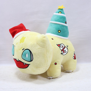 Noël nouveau jouet en peluche mignon transfrontalier Super doux bonhomme de neige arbre Axolotl oreiller ours dans le chapeau de jouet tout nouveau pour la saison des vacances - Product Image 6