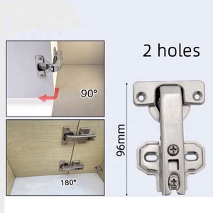 Bisagras de Acero con Cierre Suave en Ángulo de 90 Grados para Puertas de Armario, para Cocina y Sala de Estar - Product Image 2