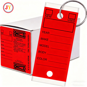 Số lượng lớn đa màu tự cán nhựa thẻ chìa khóa xe với Vòng góc treo <span class=keywords><strong>tag</strong></span> tự động Đại lý nguồn cung cấp - Product Image 2