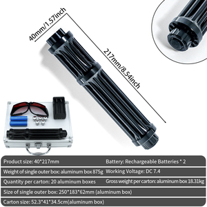 Con trỏ <span class=keywords><strong>laser</strong></span> cứu hộ Bluefire-Chùm tia xanh đốt cháy cường độ cao cho tín hiệu đau khổ tầm xa. - Product Image 3