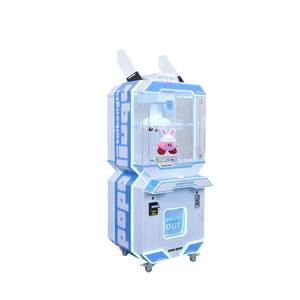 Máquina de garras metálica para videojuegos, modelo Space Rabbit 40, doble jugador, <span class=keywords><strong>con</strong></span> cristal y monedero, superventas para exportación, modelo 2569 - Product Image 2