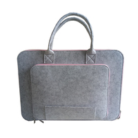 Sac pour ordinateur portable Baiger 15 "en feutre personnalisé avec poignée Sac à main en feutre personnalisé