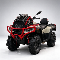 Quad 4x4 tout-terrain automatique certifié CEE avec suspension indépendante, pare-chocs en acier et pneus tout-terrain